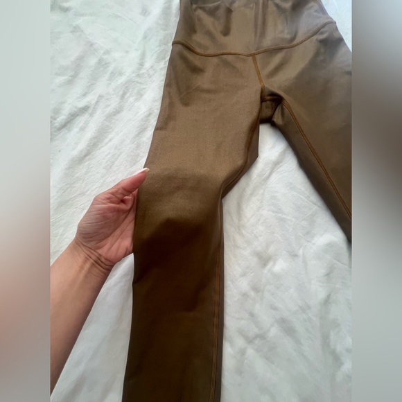 Lululemon wunder under smooth high rise copper matte metallic leggings 4 - Picture 10 of 16
